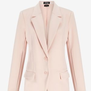 Express Nylon Notch Boyfriend Blazer